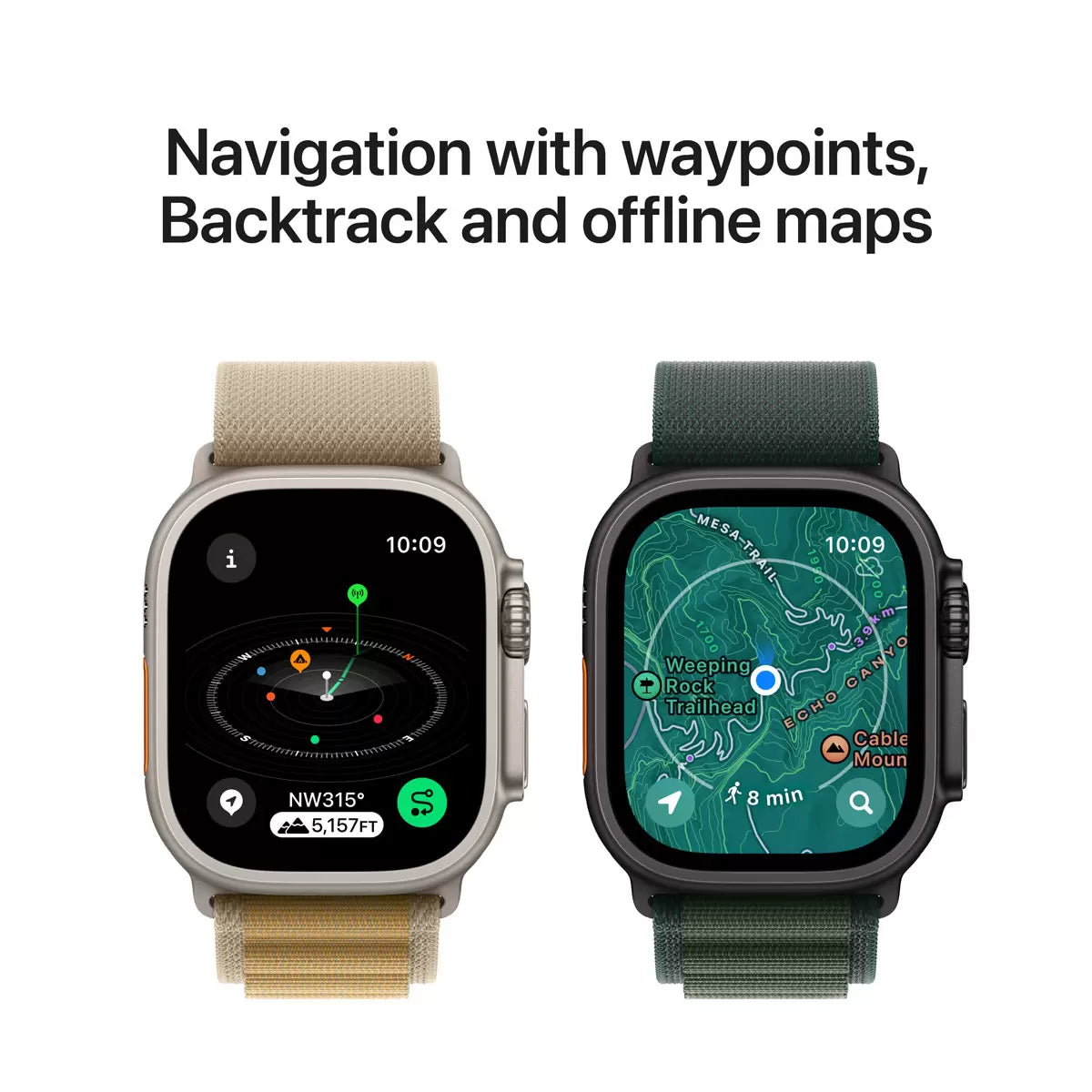 Apple Smart Watch Ultra 2 (GPS + Cellular) – 49mm Titanium Case with Natural Titanium Milanese