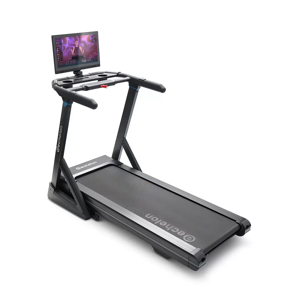 Installed Echelon Stride 4S+ Treadmill - Compact Treadmill for Home