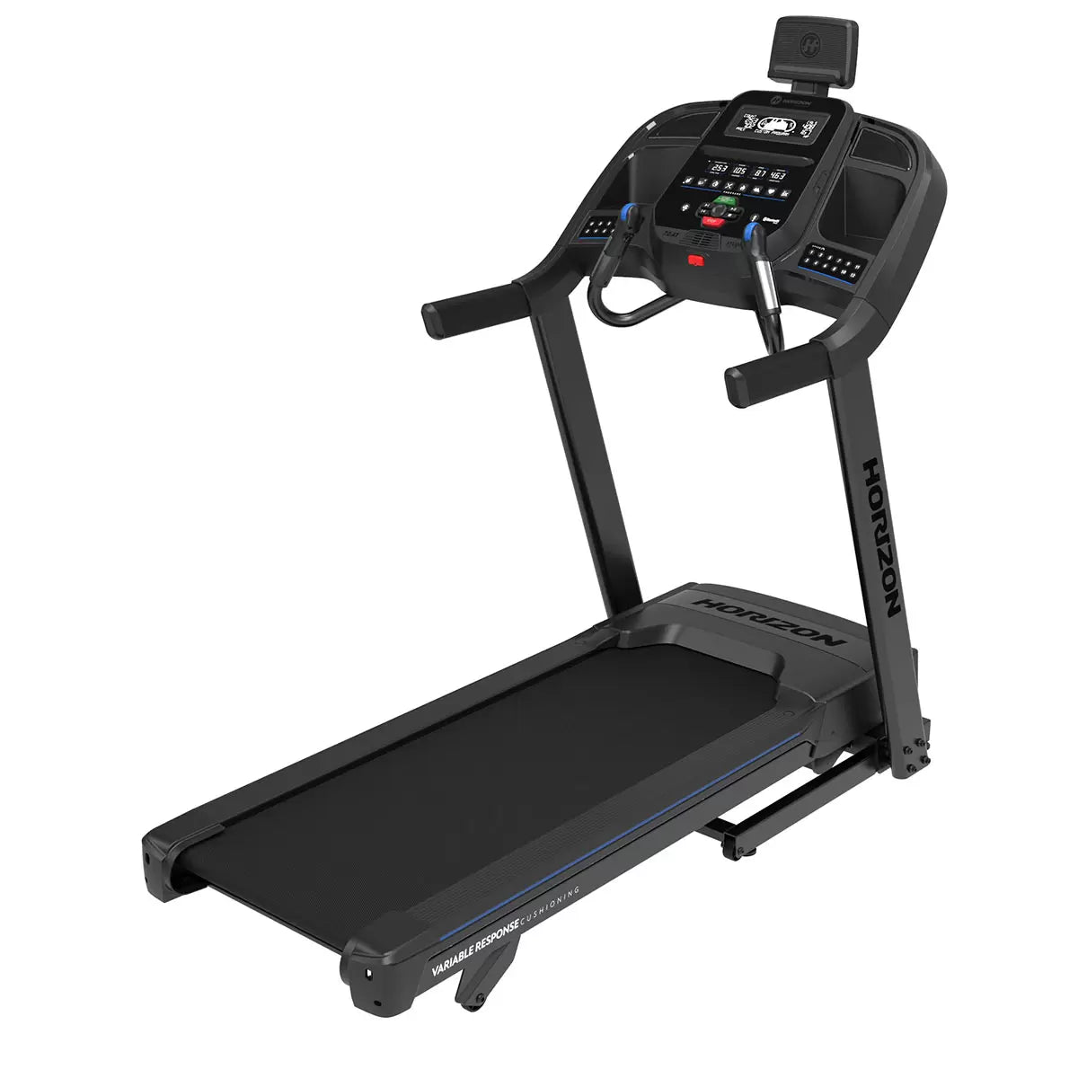 Installed Horizon Treadmill 7.0 AtZone with Protective Floor Mat