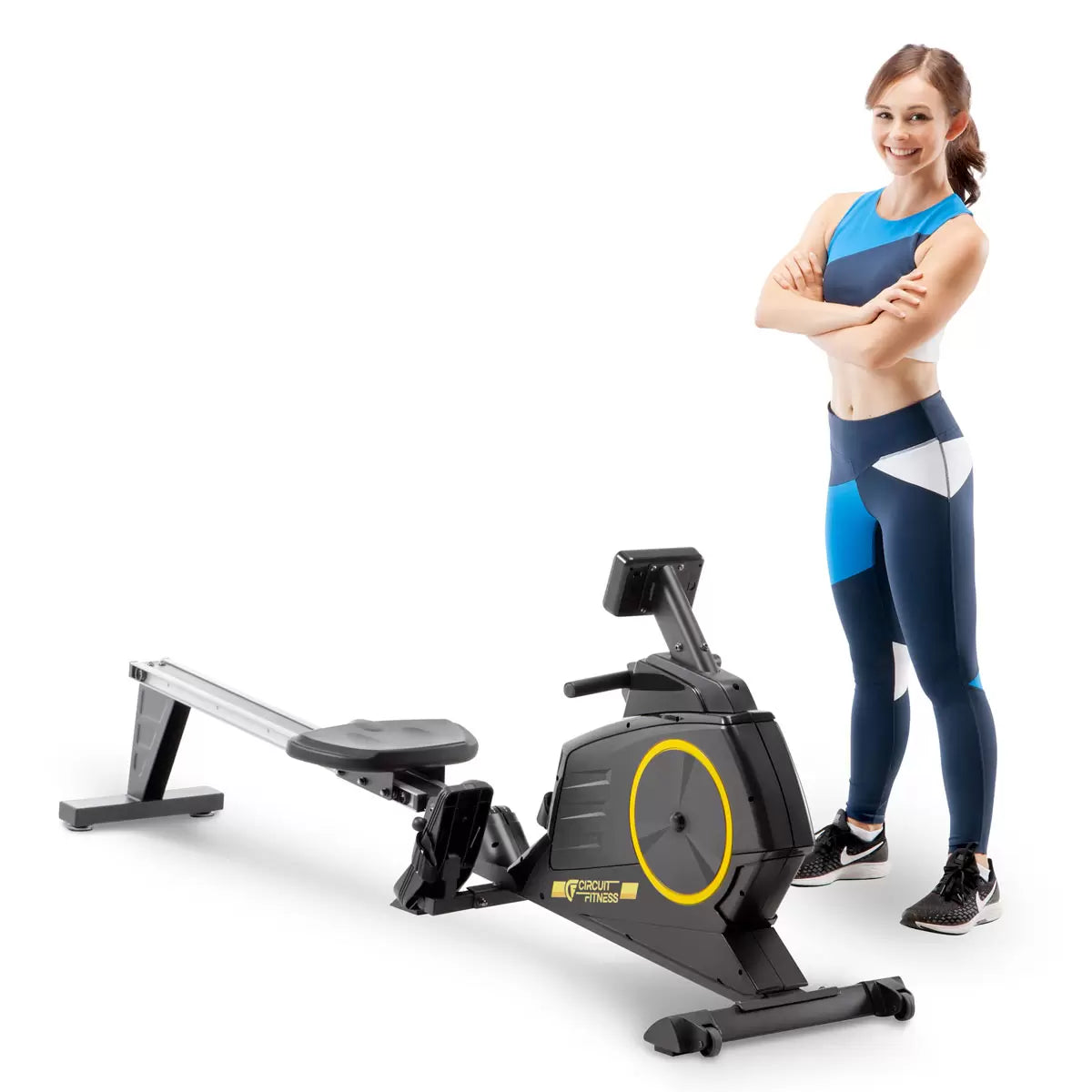 Circuit Fitness 986RW Deluxe Magnetic Fitness Folding Rowing Machine