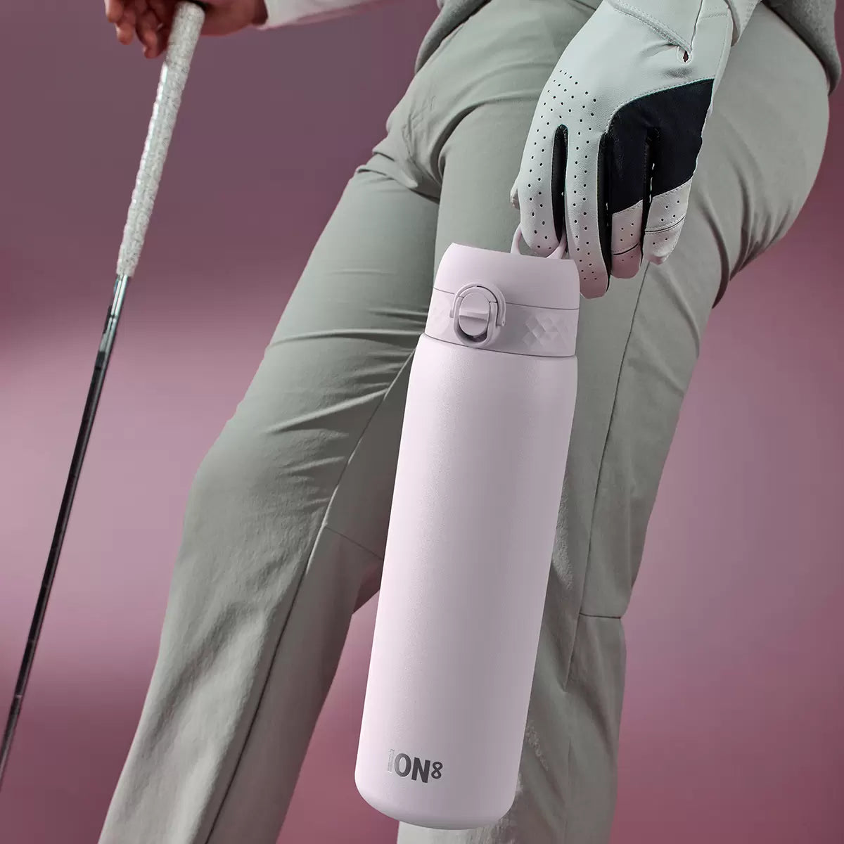 Ion8 Stainless Steel Water Bottle 1.2L, 2 Pack in Two Colour Combinations
