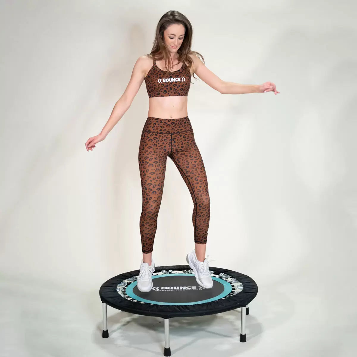 Bounce Spring Trampoline Professional Fitness Trampoline for Home & Studio Workouts