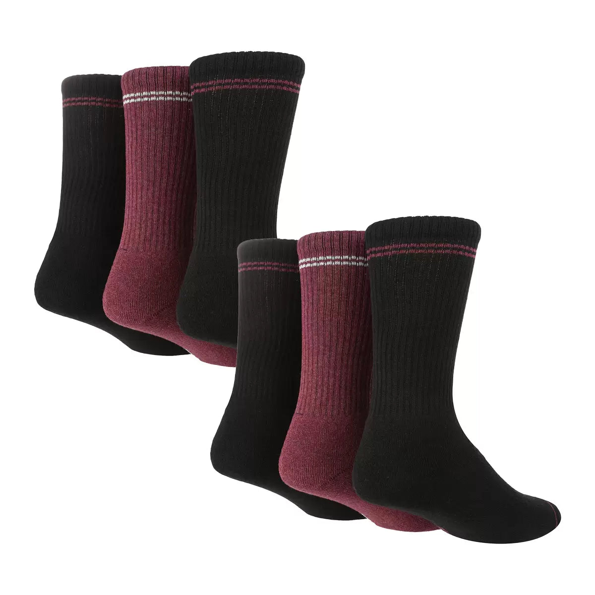 Tore Crew Sports Socks for Men - 2 x 3 Pack Athletic Socks