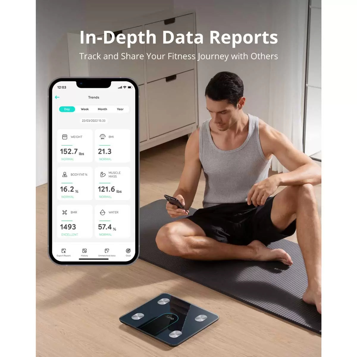 Eufy Smart Scale P2 High Quality Digital Body Scale in Black