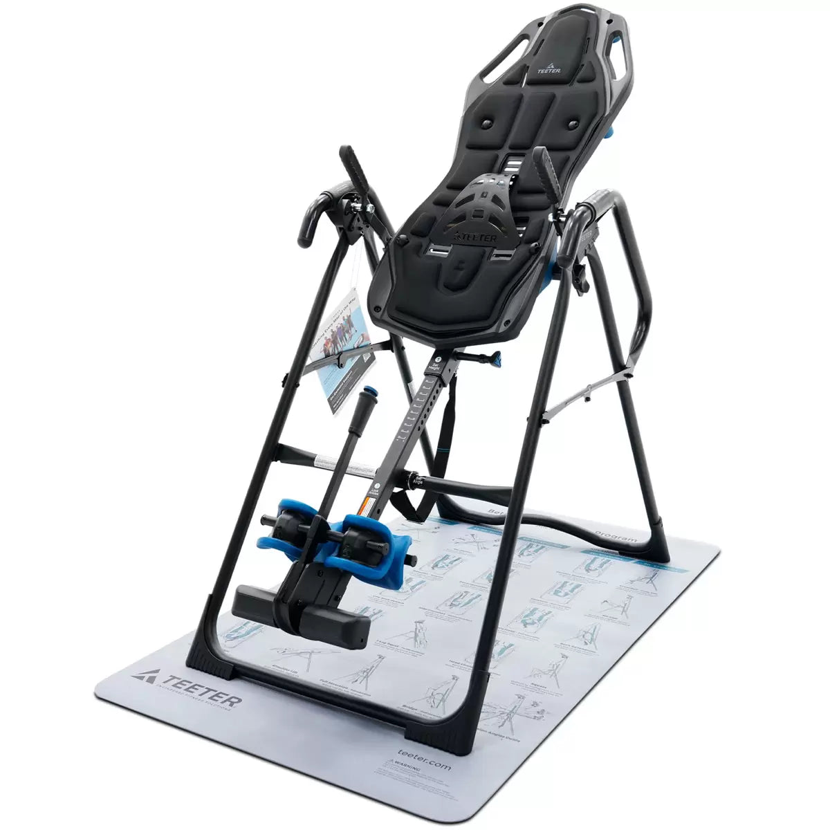 Teeter FitSpine FX3 Inversion Table with Comfort Cushion, Program Mat – Spinal Health Equipment