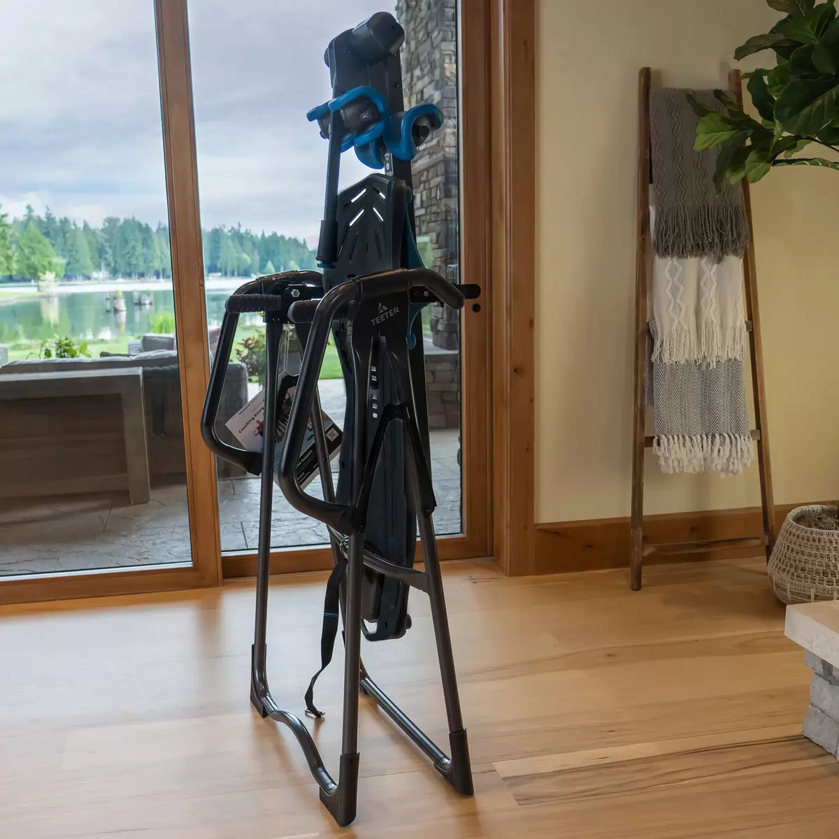 Teeter FitSpine FX3 Inversion Table with Comfort Cushion, Program Mat – Spinal Health Equipment