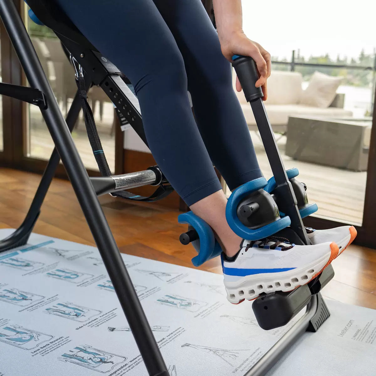 Teeter FitSpine FX3 Inversion Table with Comfort Cushion, Program Mat – Spinal Health Equipment