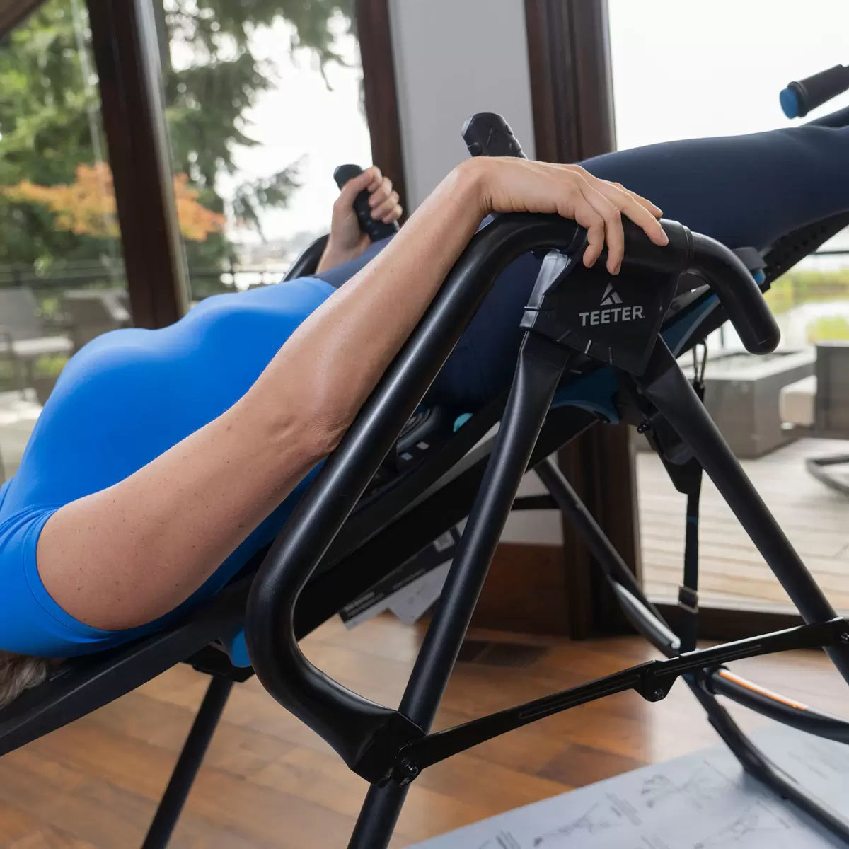 Teeter FitSpine FX3 Inversion Table with Comfort Cushion, Program Mat – Spinal Health Equipment