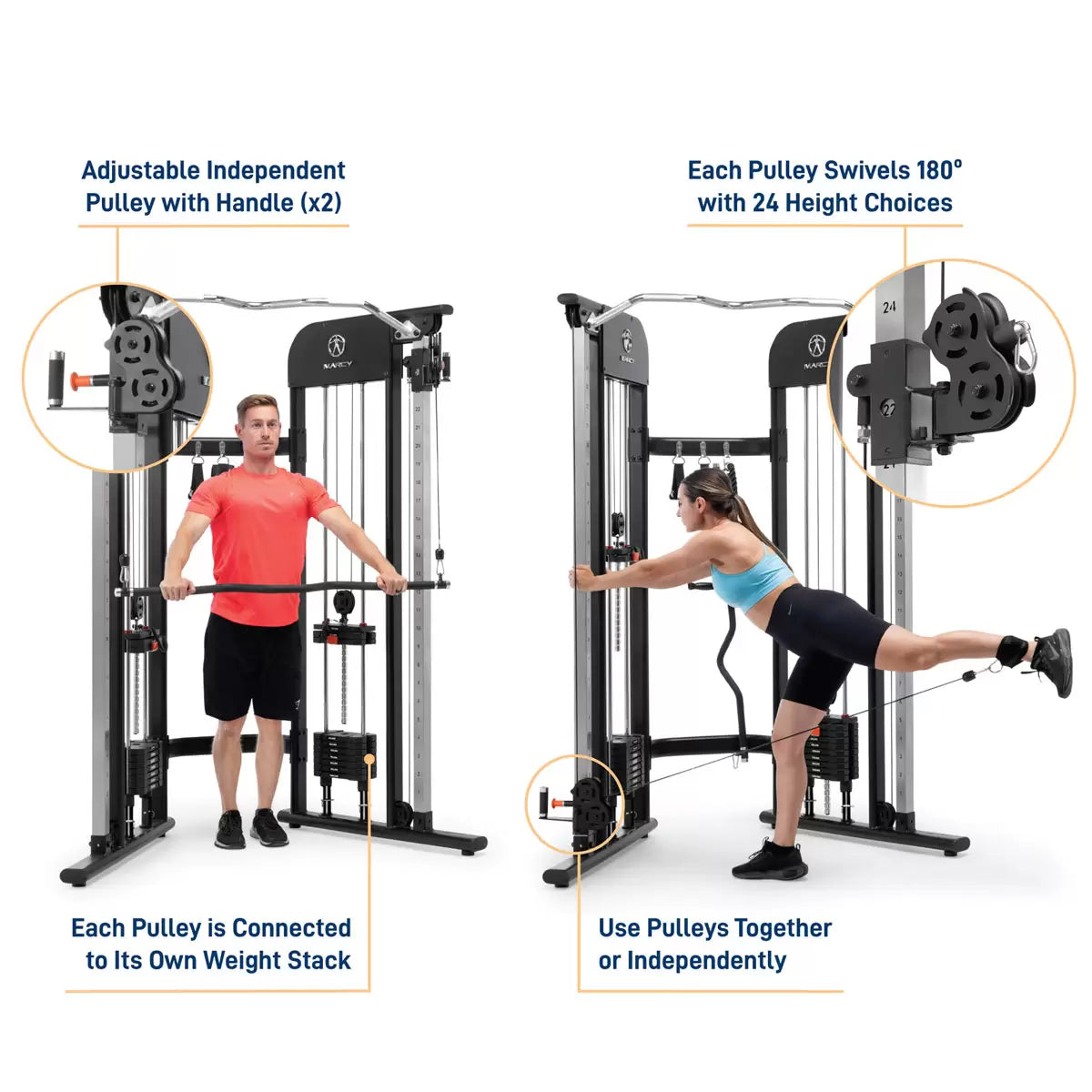 Marcy MFT-942 Functional Trainer - Best Home Gym Functional Trainer