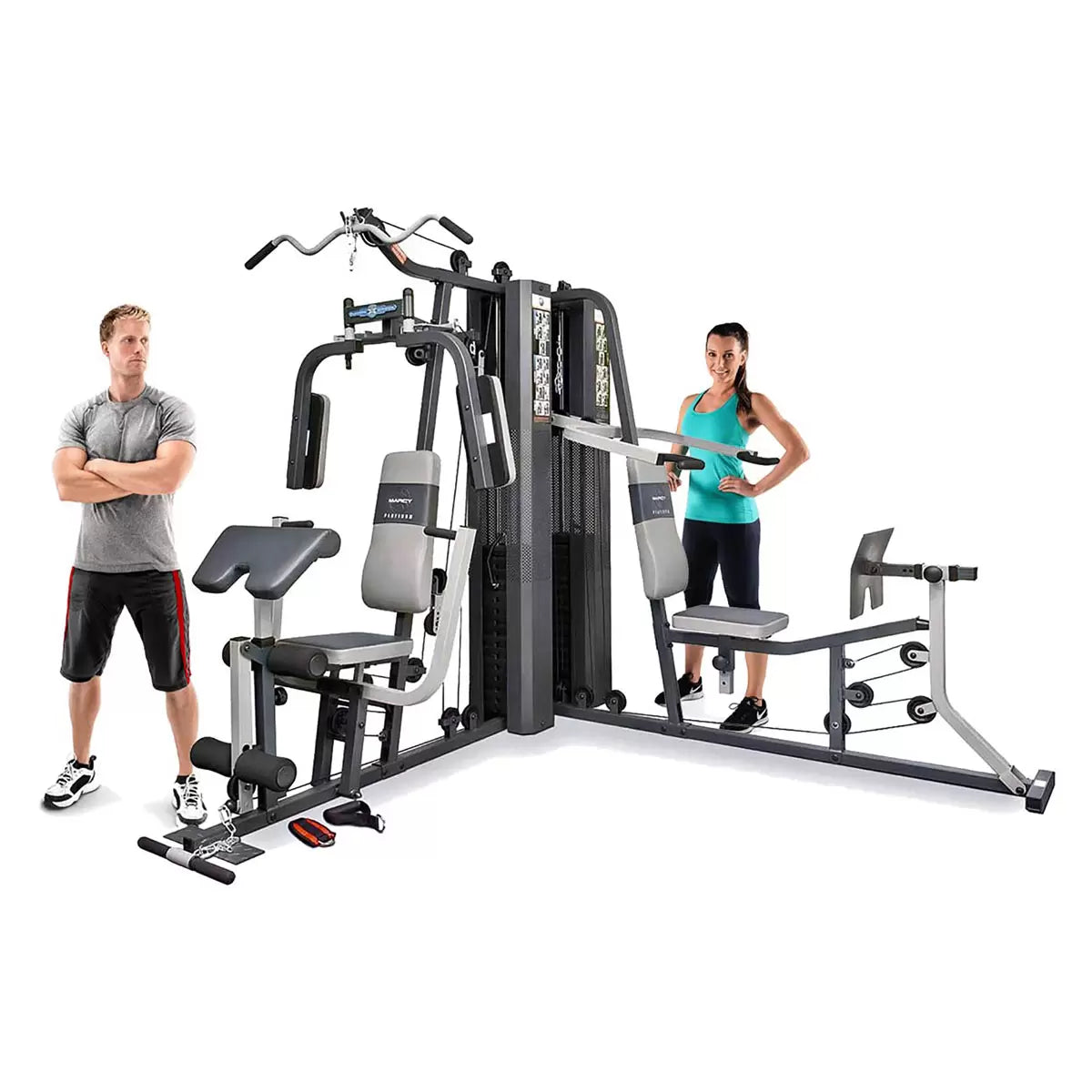 Marcy GS99 Dual Stack Home Multi Gym – Full Body Home Workout Station
