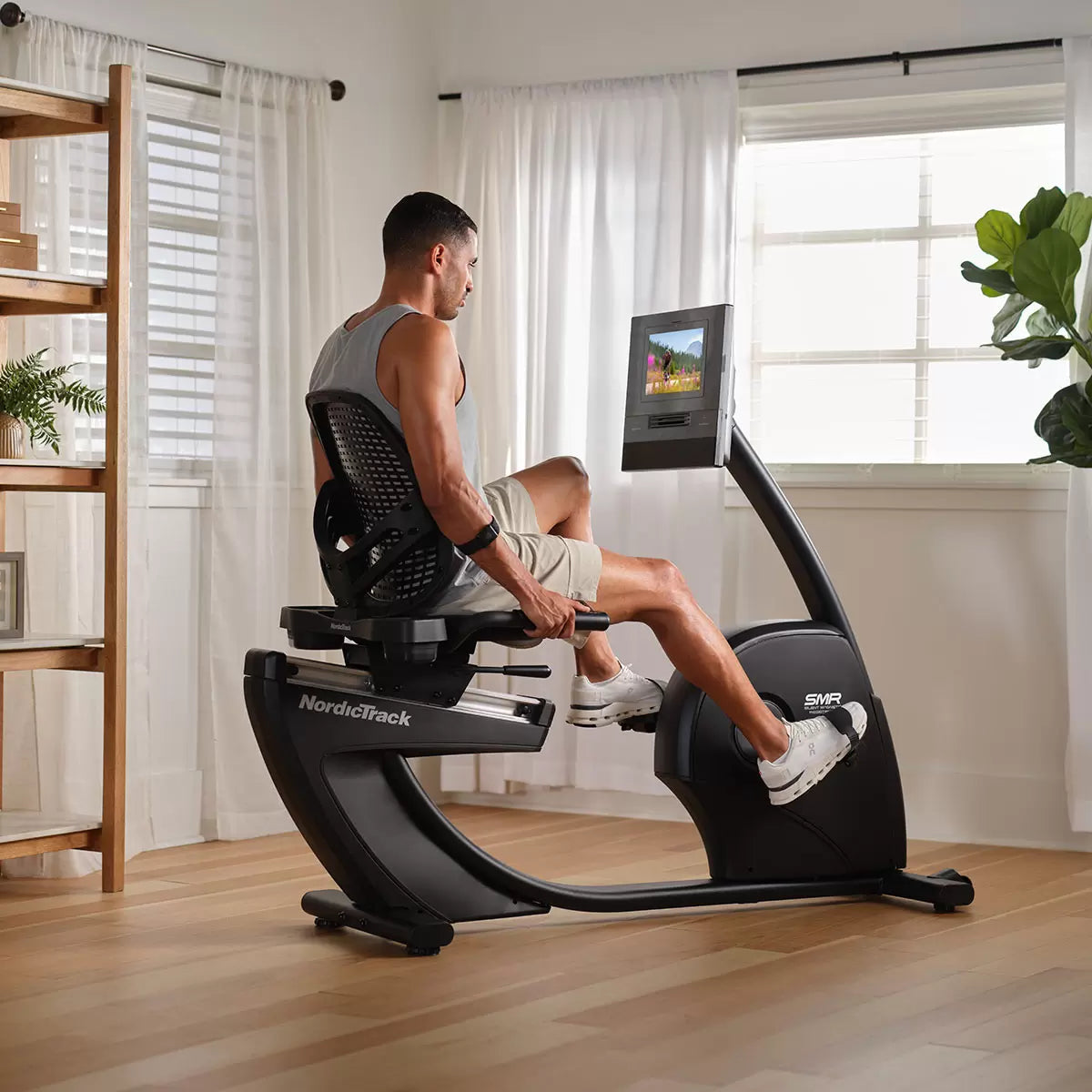 Installed Nordic Track GX10 Recumbent Indoor Fitness Bike