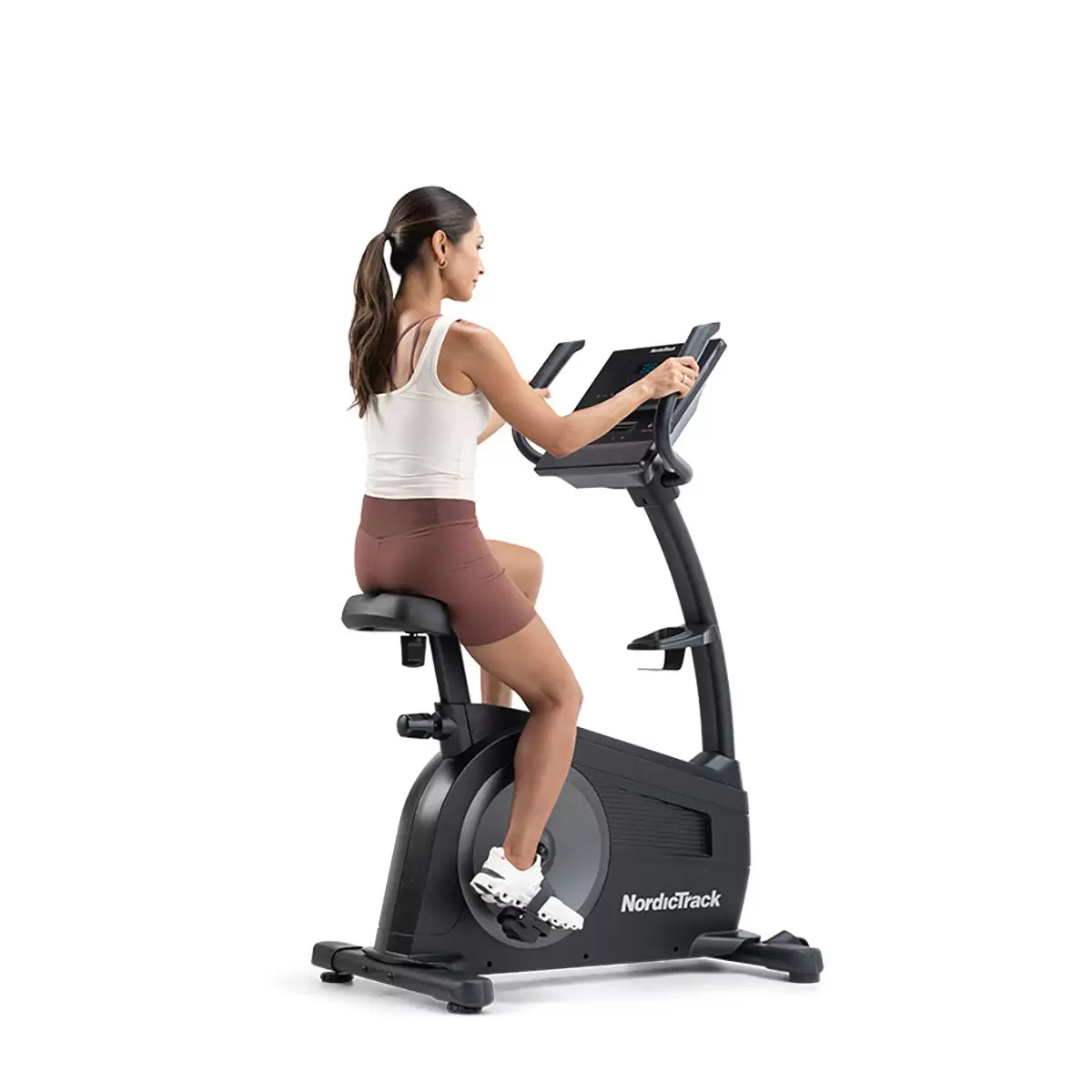 Installed NordicTrack G LE Upright Bike – Cardio Workout Bike for Home Fitness