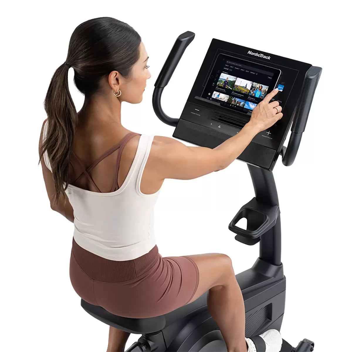 Installed NordicTrack G LE Upright Bike – Cardio Workout Bike for Home Fitness