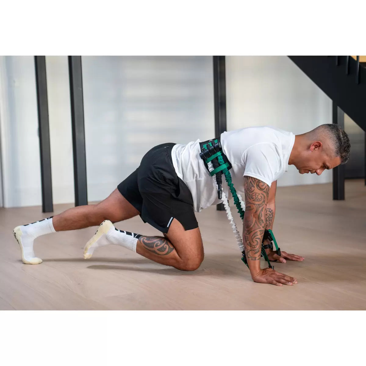 GymProLuxe Band and Bar Set 2.0 Resistance Band Workout System for Full-Body Training