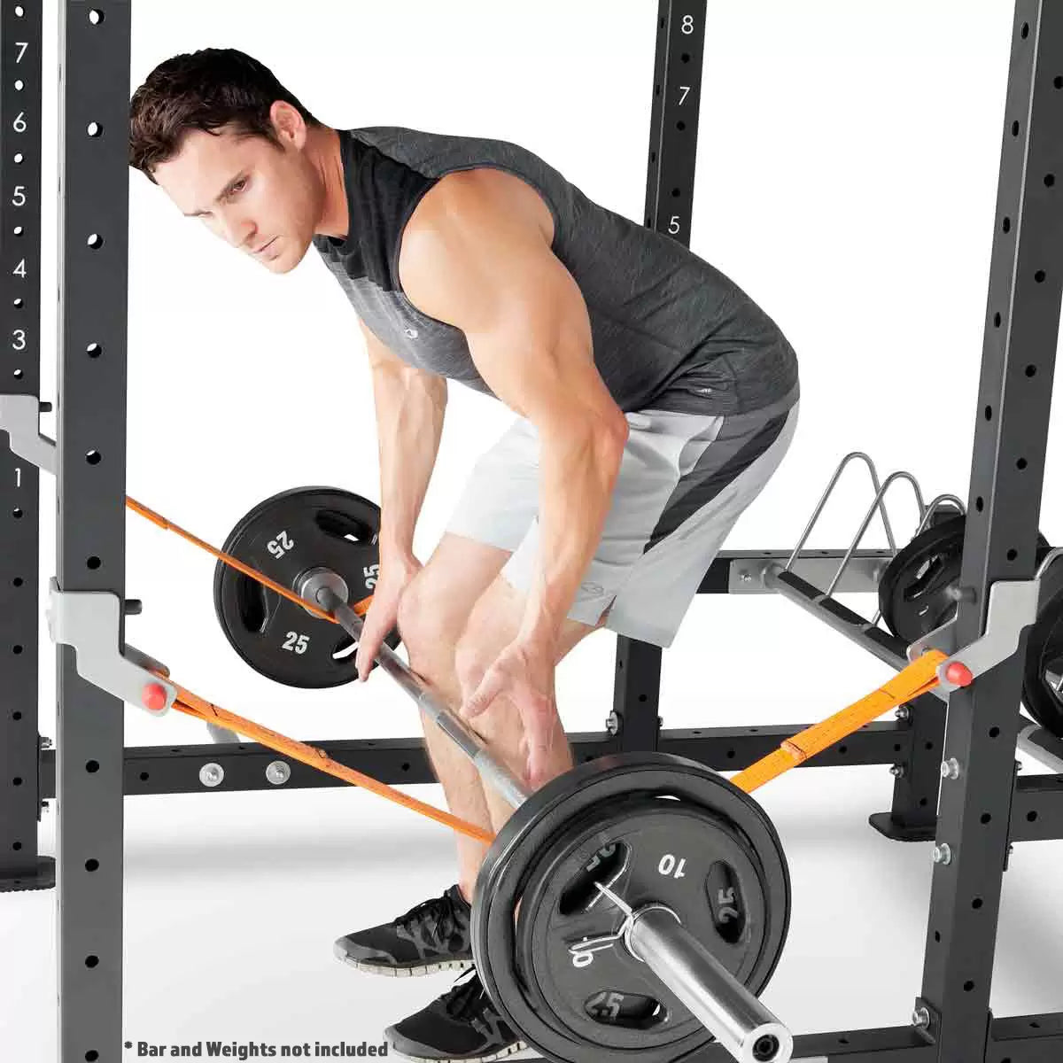 Marcy HIMT Cage & Utility Bench – Heavy-Duty Adjustable Bench for Home Gym