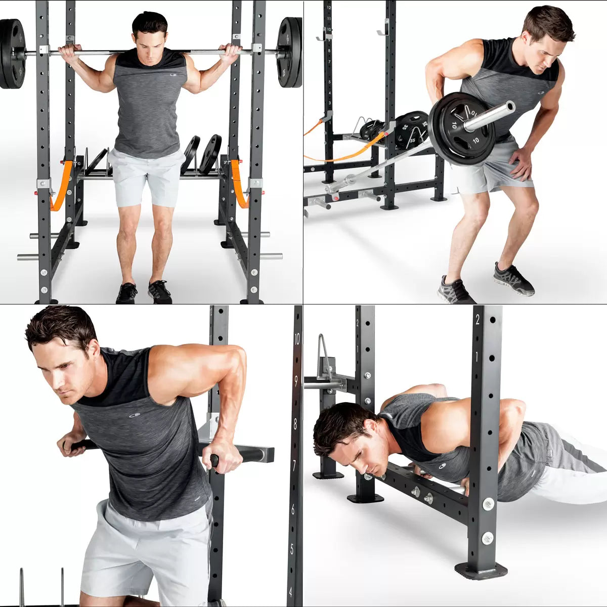 Marcy HIMT Cage & Utility Bench – Heavy-Duty Adjustable Bench for Home Gym