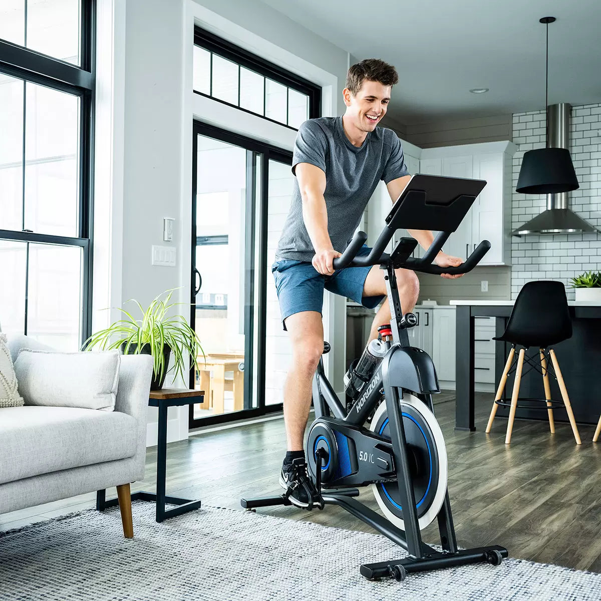 Horizon 5.0IC Indoor Cycle Home Workout Bike for Cardio & Fitness Training