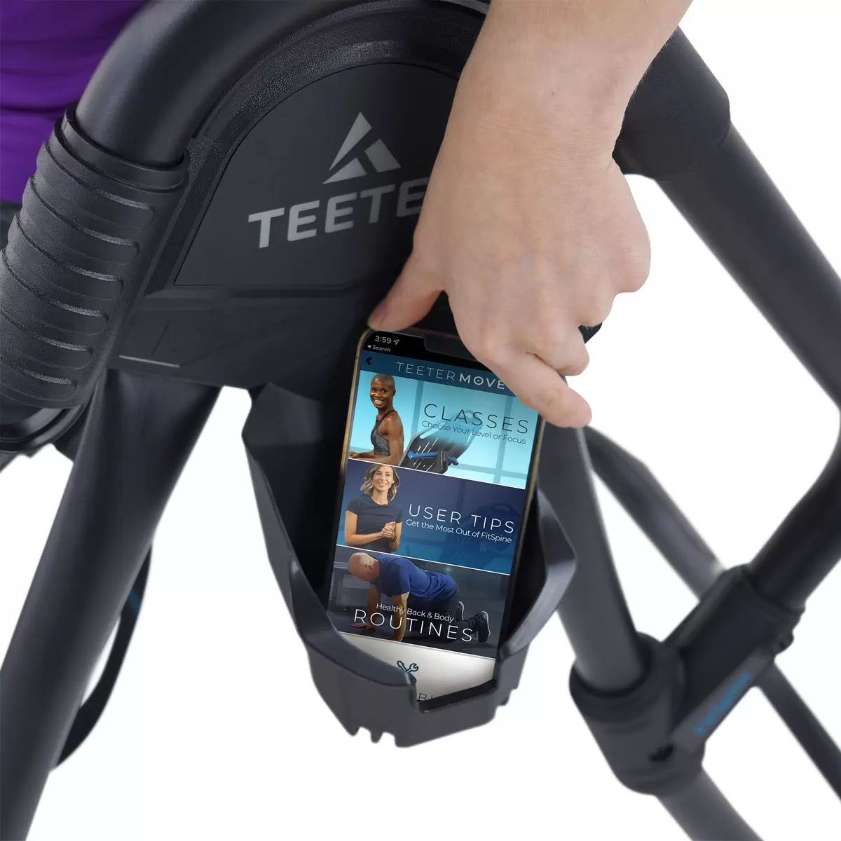 Teeter FitSpine LX9 Plus ergonomic Inversion Table with Comfort Cushion