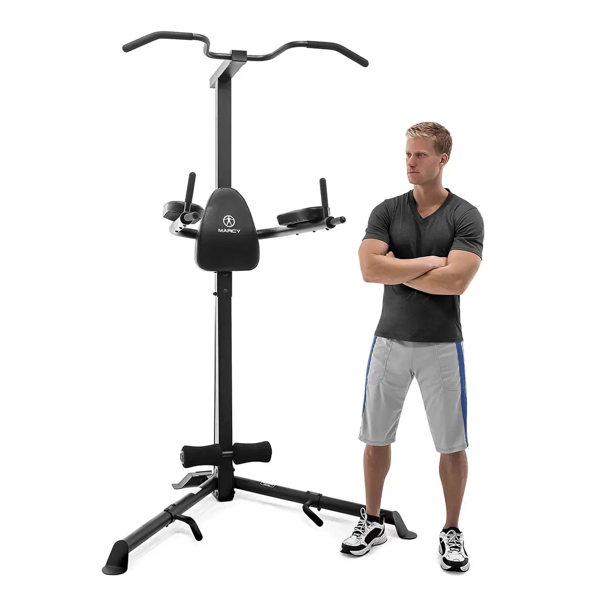 Marcy TC-3508 Deluxe Corner Pull Up Power Tower – Full Body Workout Tower