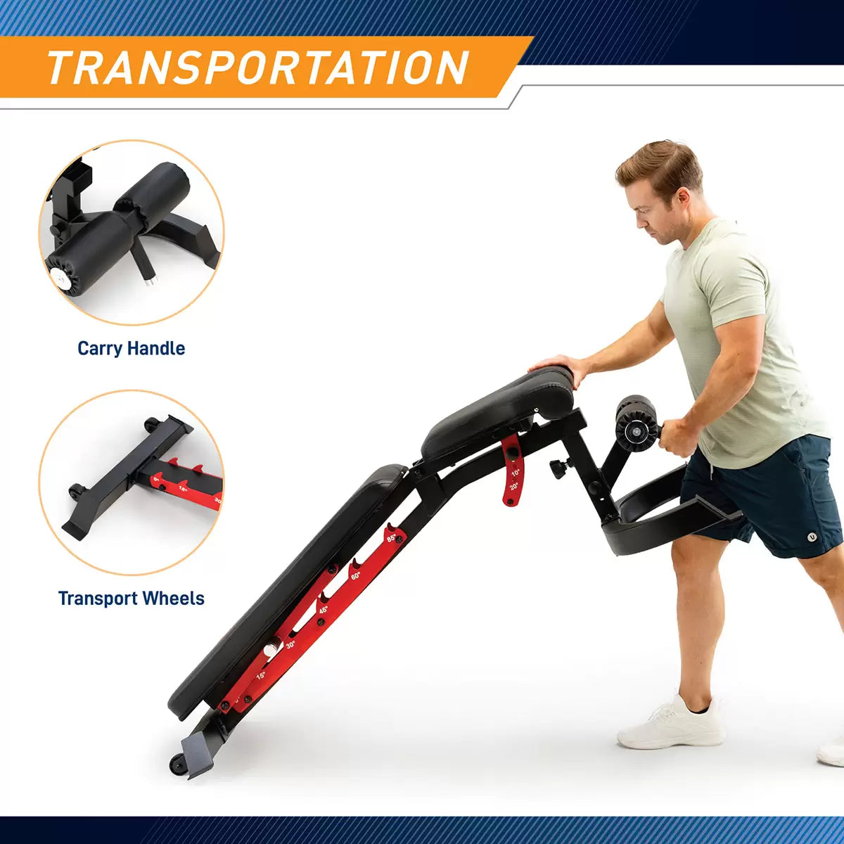 Marcy SB-7799 Deluxe Utility Bench – Adjustable Workout Bench