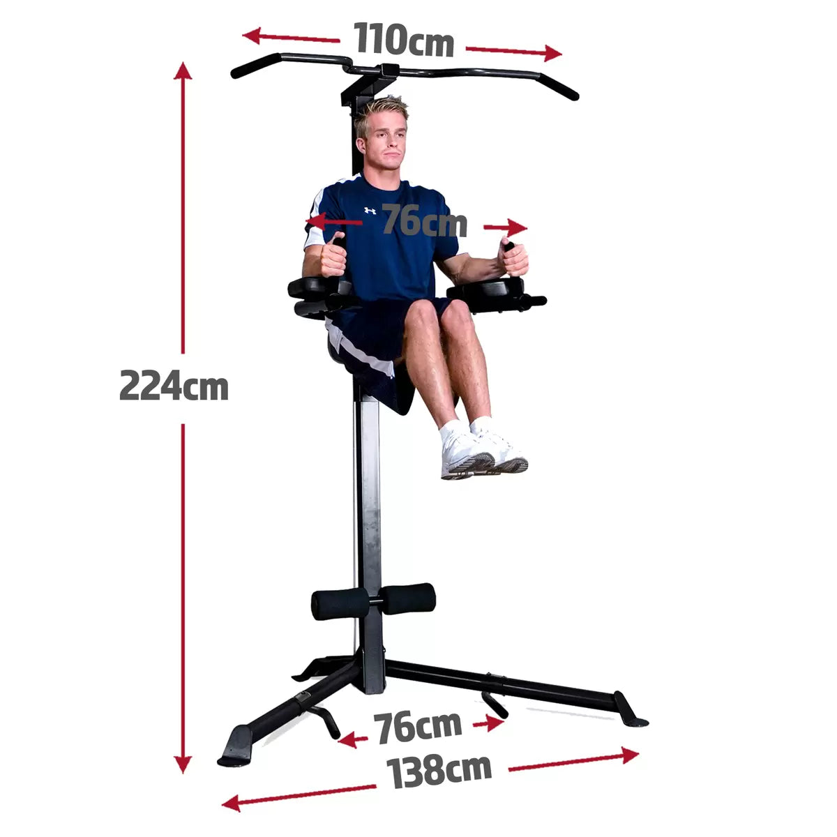 Marcy TC-3508 Deluxe Corner Pull Up Power Tower – Full Body Workout Tower
