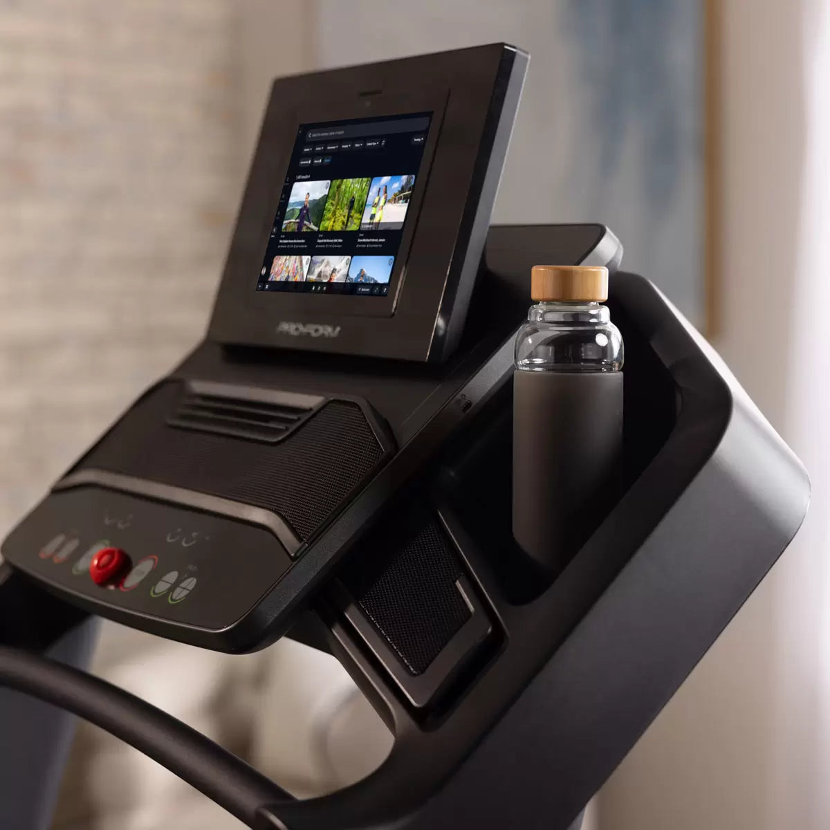 Installed ProForm Carbon Pro 2000 Folding Smart Treadmill for Home
