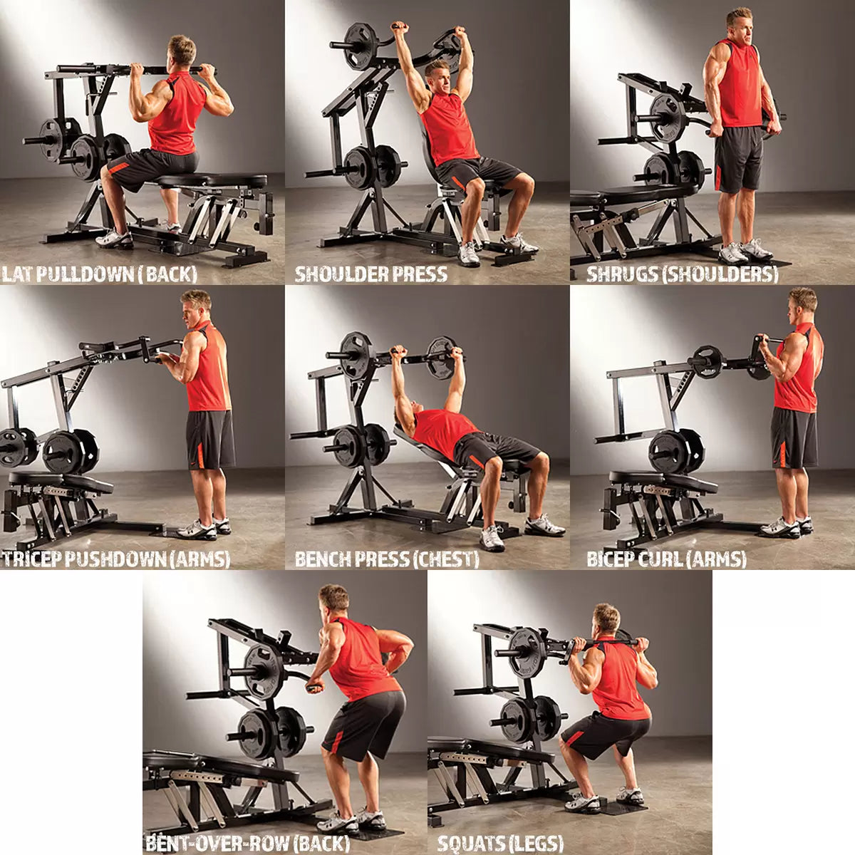 Marcy Pro PM4400 Leverage Bench Home Gym Bench