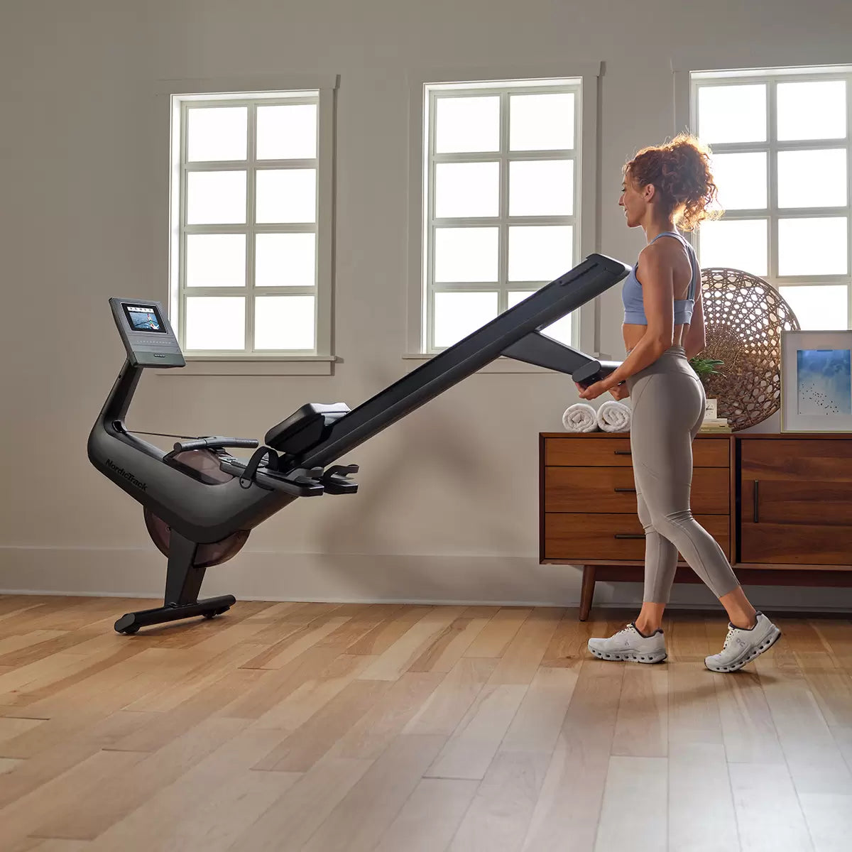 Installed Nordic Track RW600 Rower – Home Gym Cardio Rower