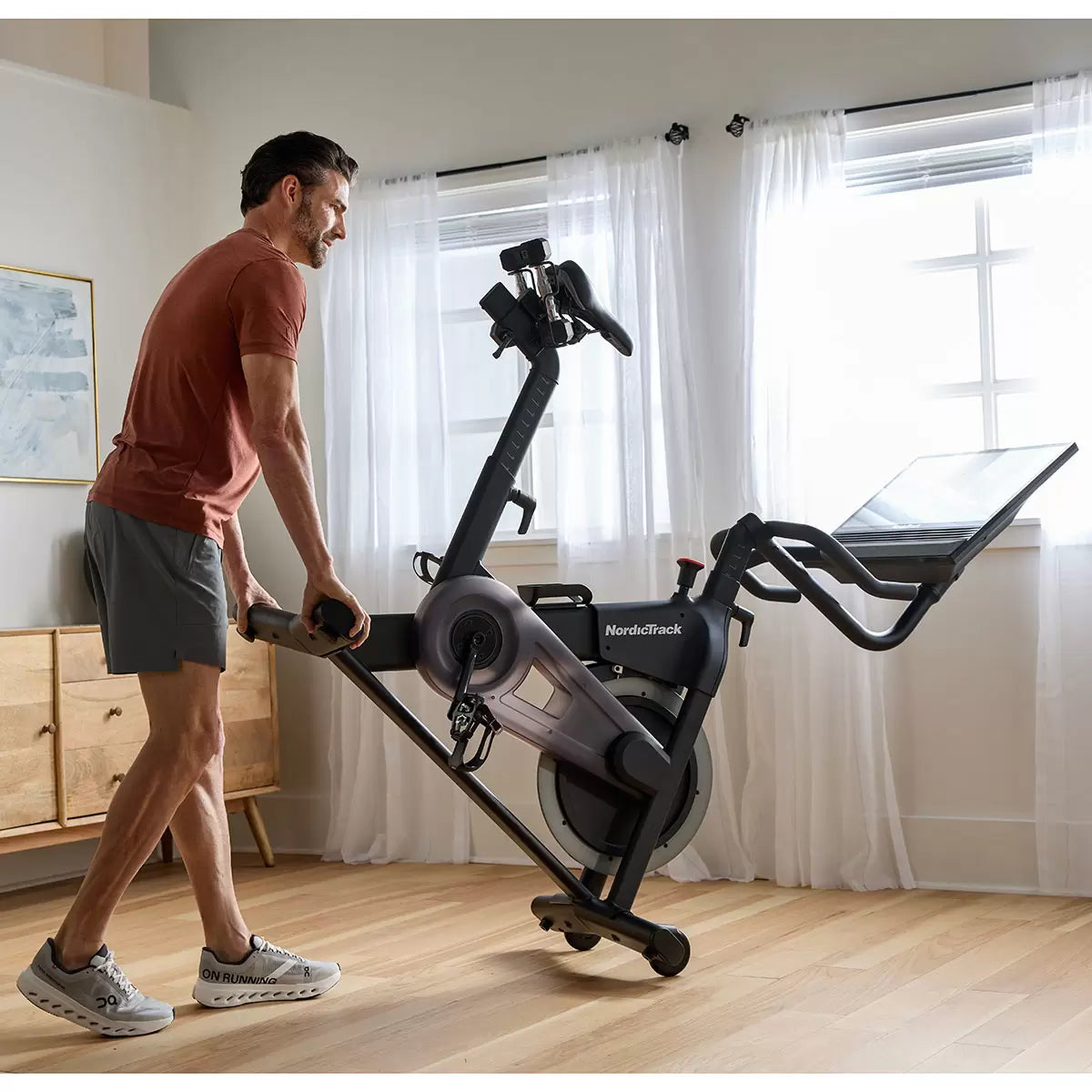 Installed Nordic Track S24 Studio Home Exercise Bike
