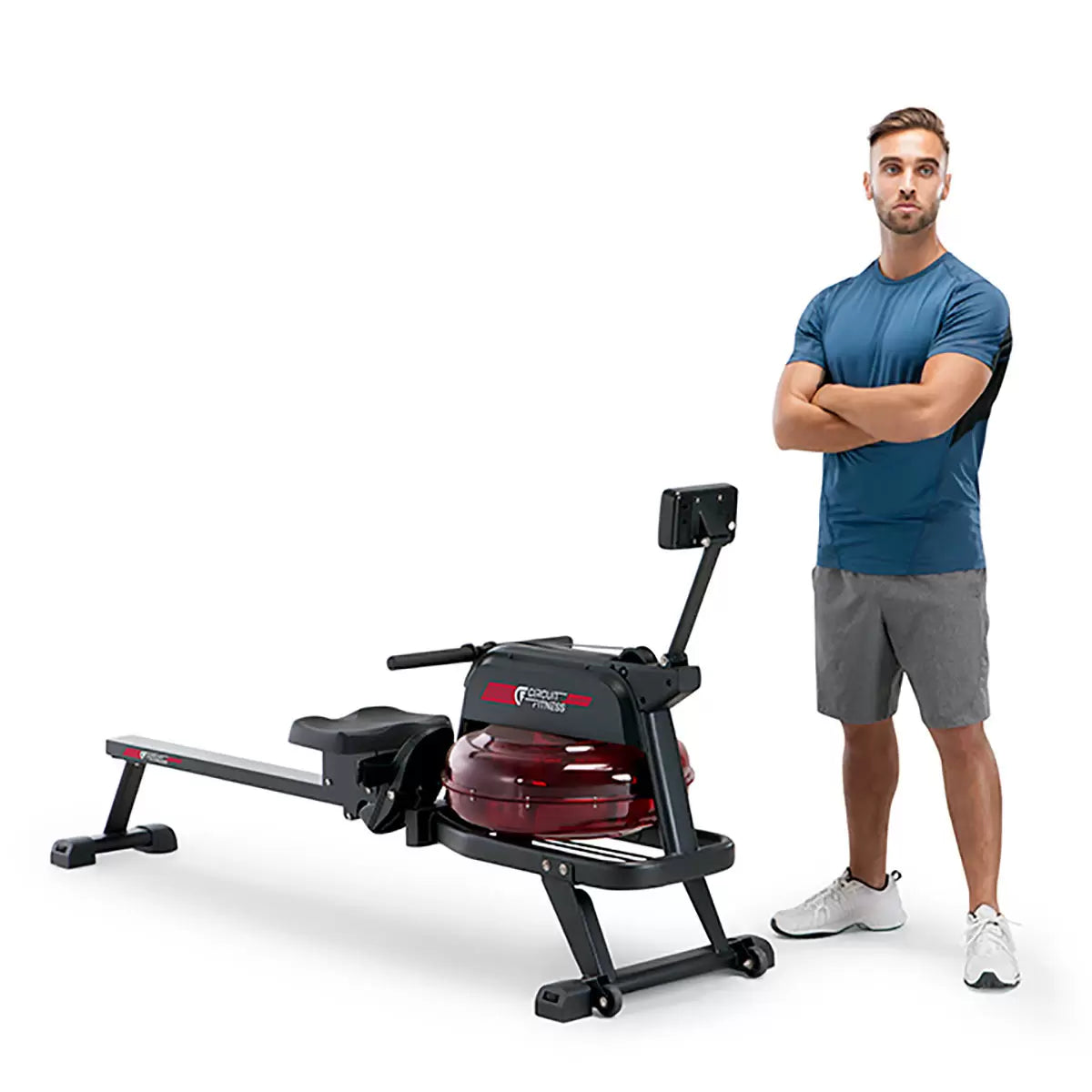 Circuit Fitness Water Rowing Machine – Fitness Rowing Machine | Cardio Workout